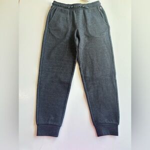 NWT Sonoma Charcoal Gray Kids Fleece Joggers S8 Soft Warm School Pants BNC5